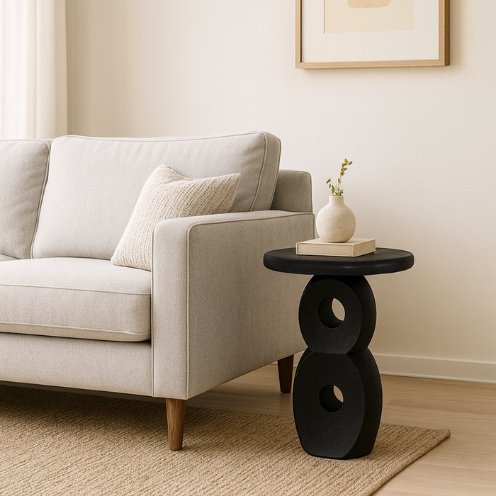 Eclipse Sculpted Side Table